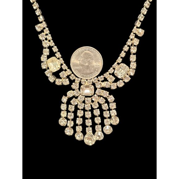 Vintage Paste Crystal Necklace - Picture 6 of 7
